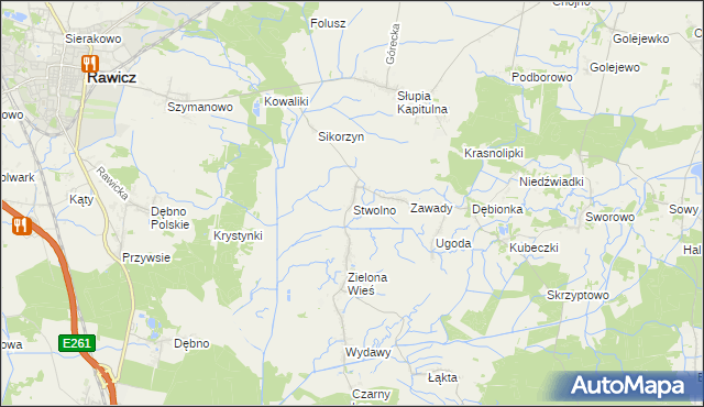 mapa Stwolno, Stwolno na mapie Targeo