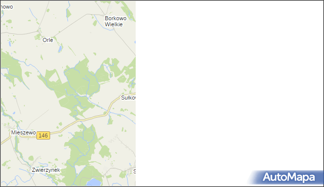mapa Siedlice gmina Radowo Małe, Siedlice gmina Radowo Małe na mapie Targeo
