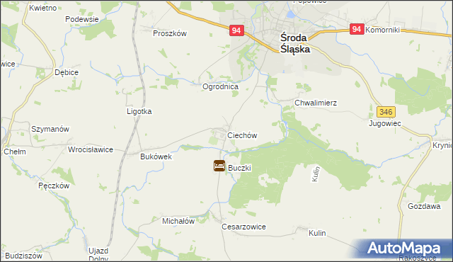 mapa Ciechów, Ciechów na mapie Targeo