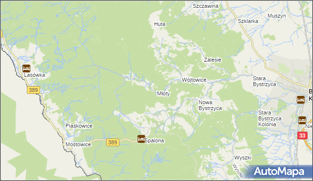 mapa Młoty, Młoty na mapie Targeo