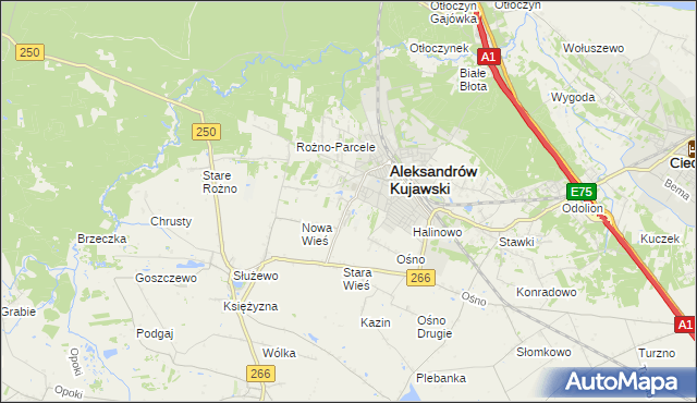 mapa Rudunki gmina Aleksandrów Kujawski, Rudunki gmina Aleksandrów Kujawski na mapie Targeo