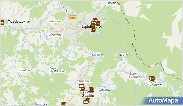 mapa Stójków, Stójków na mapie Targeo