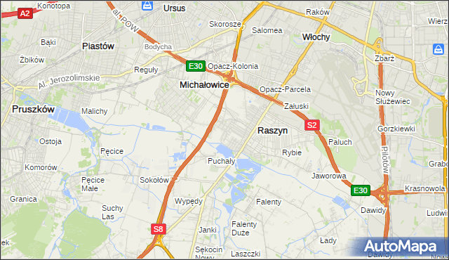 mapa Nowe Grocholice, Nowe Grocholice na mapie Targeo
