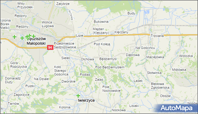 mapa Będziemyśl, Będziemyśl na mapie Targeo