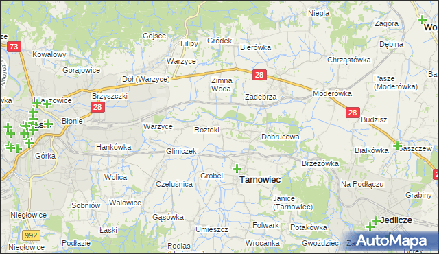 mapa Sądkowa, Sądkowa na mapie Targeo