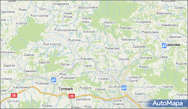 mapa Bałażówka, Bałażówka na mapie Targeo