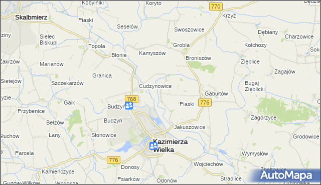 mapa Hołdowiec, Hołdowiec na mapie Targeo