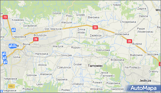 mapa Sądkowa, Sądkowa na mapie Targeo