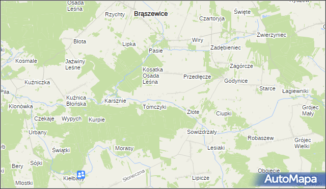 mapa Sokolenie, Sokolenie na mapie Targeo