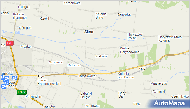 mapa Stabrów, Stabrów na mapie Targeo