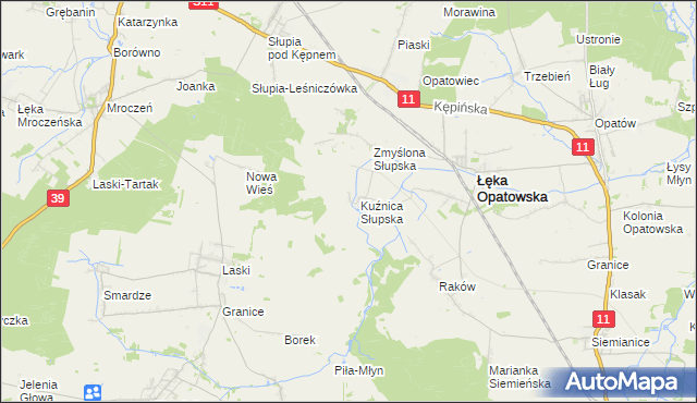 mapa Stogniew, Stogniew na mapie Targeo