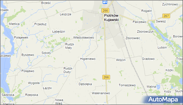 mapa Szewce gmina Piotrków Kujawski, Szewce gmina Piotrków Kujawski na mapie Targeo