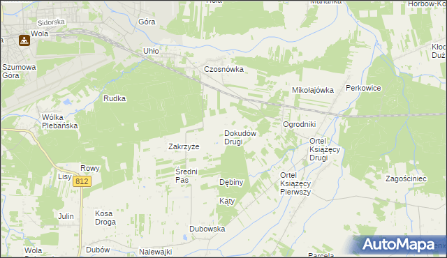 mapa Dokudów Drugi, Dokudów Drugi na mapie Targeo