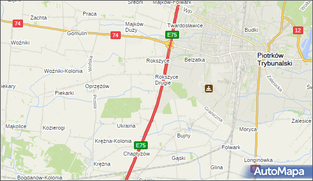 mapa Kargał-Las, Kargał-Las na mapie Targeo