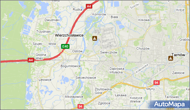 mapa Kępa Bogumiłowicka, Kępa Bogumiłowicka na mapie Targeo