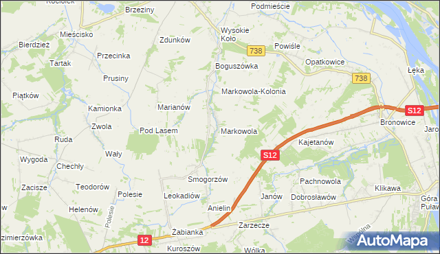 mapa Markowola, Markowola na mapie Targeo