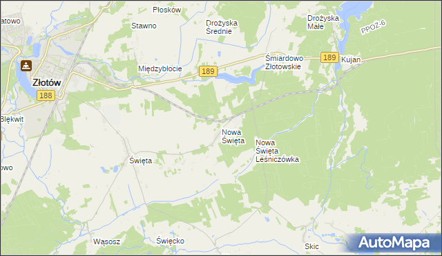 mapa Nowa Święta, Nowa Święta na mapie Targeo