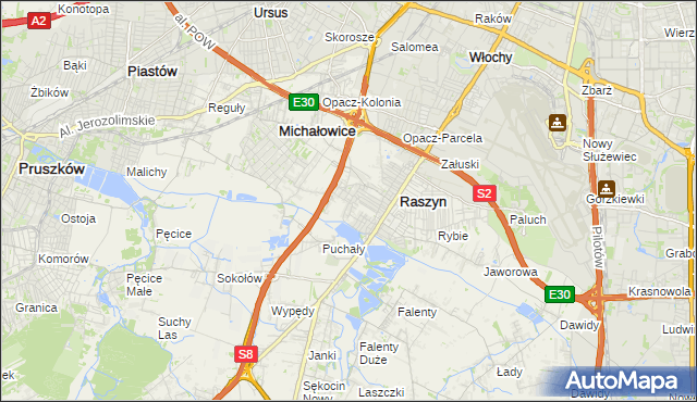 mapa Nowe Grocholice, Nowe Grocholice na mapie Targeo
