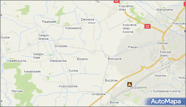 mapa Trkusów, Trkusów na mapie Targeo