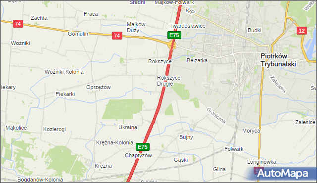 mapa Kargał-Las, Kargał-Las na mapie Targeo