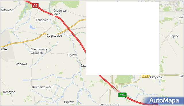 mapa Kłosów gmina Wiązów, Kłosów gmina Wiązów na mapie Targeo