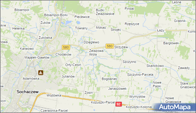 mapa Nowe Mostki, Nowe Mostki na mapie Targeo