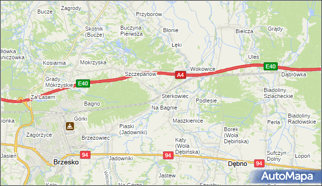 mapa Sterkowiec, Sterkowiec na mapie Targeo