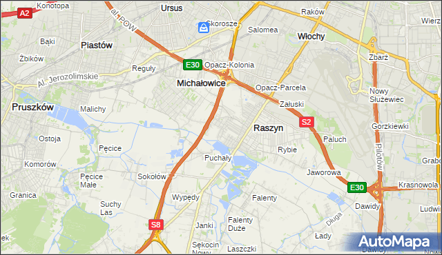 mapa Nowe Grocholice, Nowe Grocholice na mapie Targeo