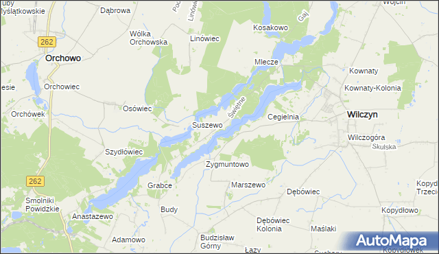 mapa Świętne, Świętne na mapie Targeo