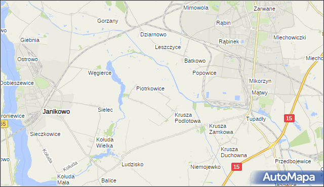 mapa Żalinowo, Żalinowo na mapie Targeo