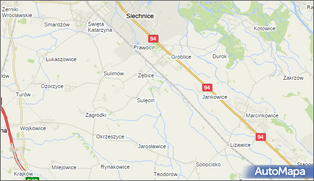 mapa Grodziszów, Grodziszów na mapie Targeo