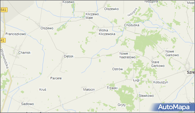 mapa Nadratowo-Bieńki, Nadratowo-Bieńki na mapie Targeo