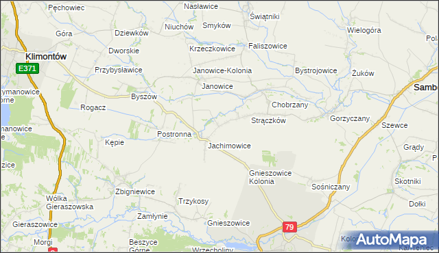 mapa Ryłowice, Ryłowice na mapie Targeo