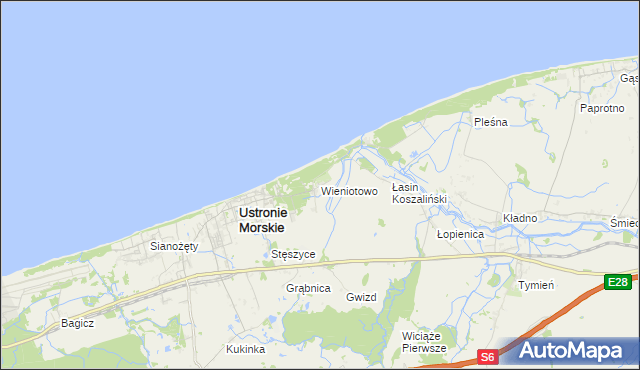 mapa Wieniotowo, Wieniotowo na mapie Targeo