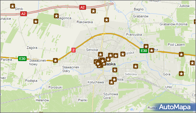 mapa Białej Podlaskiej, Biała Podlaska na mapie Targeo