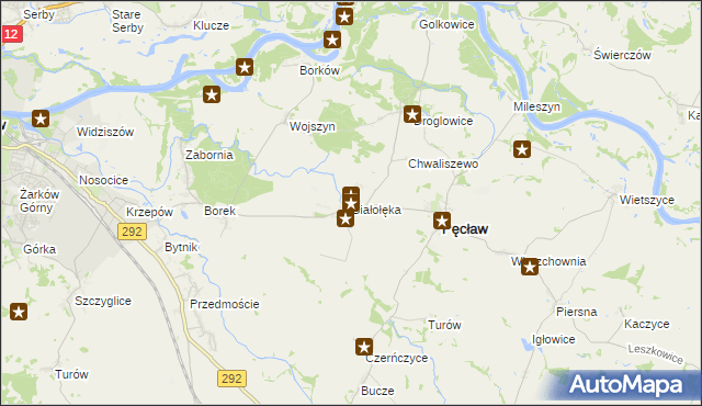 mapa Białołęka, Białołęka na mapie Targeo