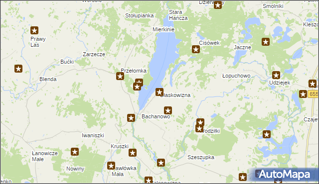 mapa Błaskowizna, Błaskowizna na mapie Targeo