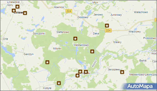 mapa Brzęczek, Brzęczek na mapie Targeo