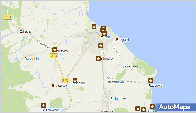 mapa Celbówko, Celbówko na mapie Targeo