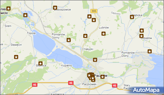 mapa Chałupki gmina Kamieniec Ząbkowicki, Chałupki gmina Kamieniec Ząbkowicki na mapie Targeo