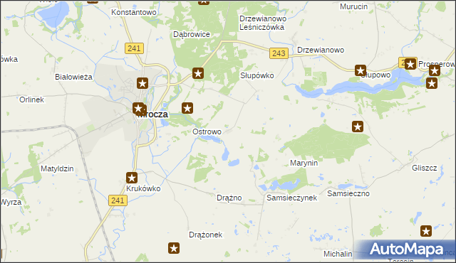 mapa Chwałka, Chwałka na mapie Targeo