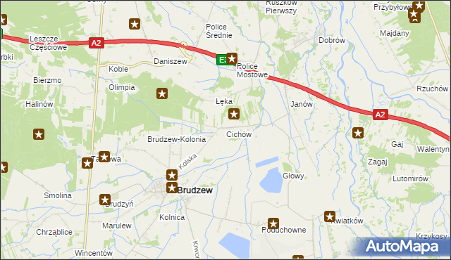 mapa Cichów, Cichów na mapie Targeo