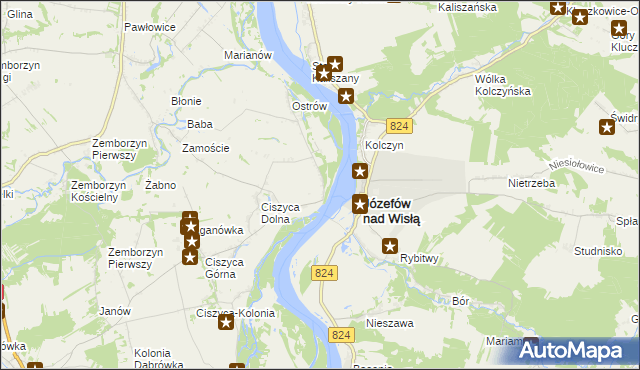 mapa Ciszyca Przewozowa, Ciszyca Przewozowa na mapie Targeo