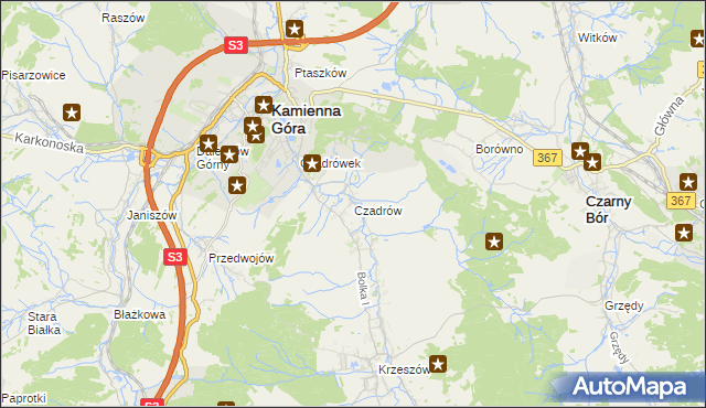 mapa Czadrów, Czadrów na mapie Targeo