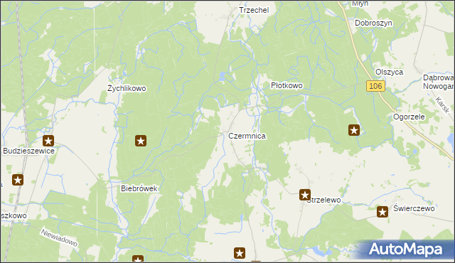 mapa Czermnica, Czermnica na mapie Targeo