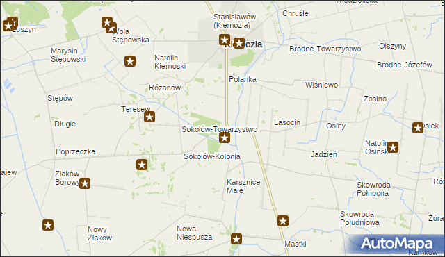 mapa Czerniew, Czerniew na mapie Targeo