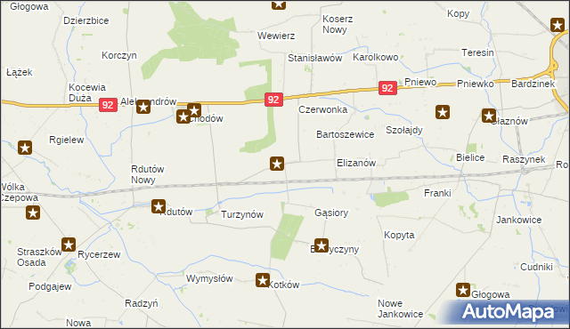 mapa Domaników, Domaników na mapie Targeo