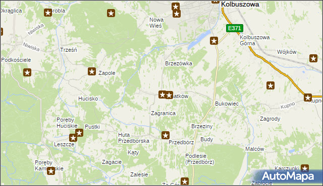 mapa Domatków, Domatków na mapie Targeo