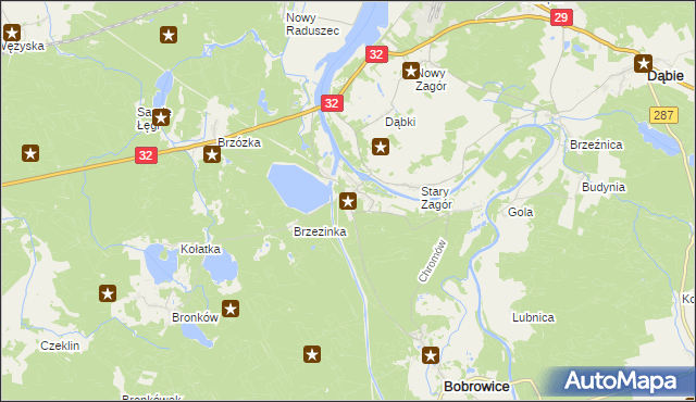 mapa Dychów, Dychów na mapie Targeo