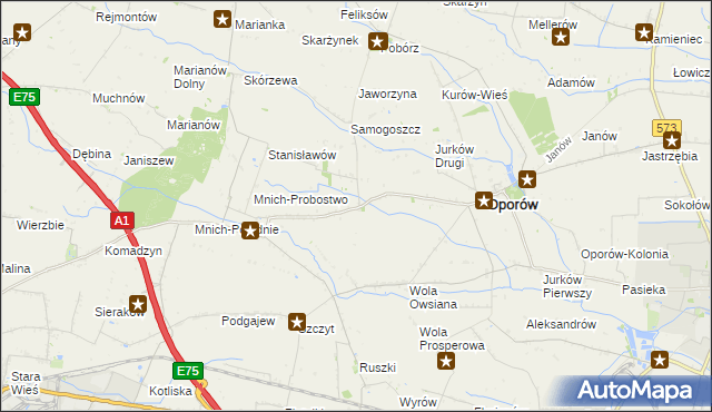 mapa Golędzkie, Golędzkie na mapie Targeo